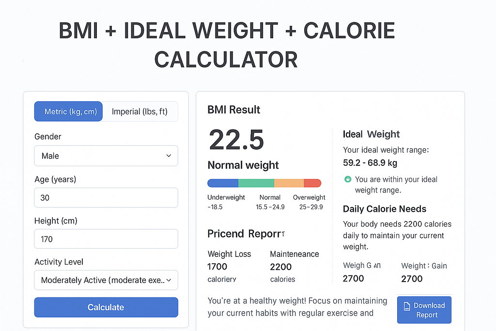 BMI CALCULATOR
