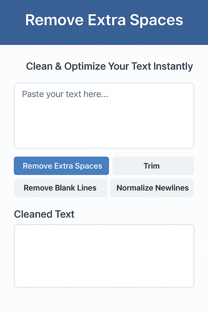 remove extra space